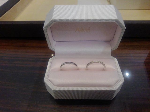 結婚指輪です