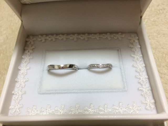 お揃いの形です。