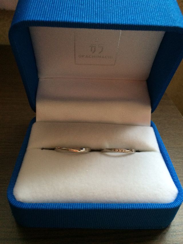 購入した指輪です！