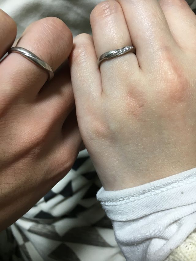 4℃の結婚指輪