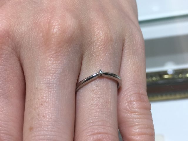 さりげないダイヤ