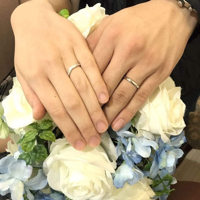 結婚式の前撮りの時の写真です。