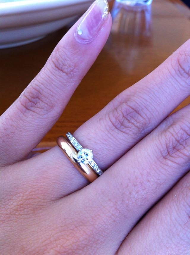 結婚指輪と婚約指輪