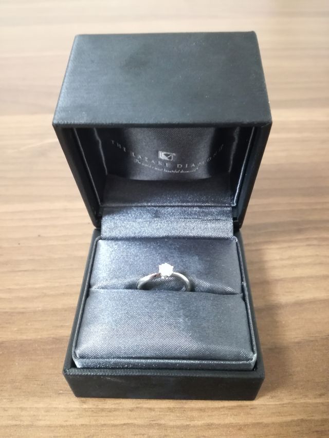 購入した婚約指輪