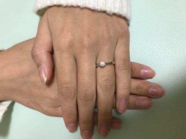 彼女にプレゼントしました、６号です。