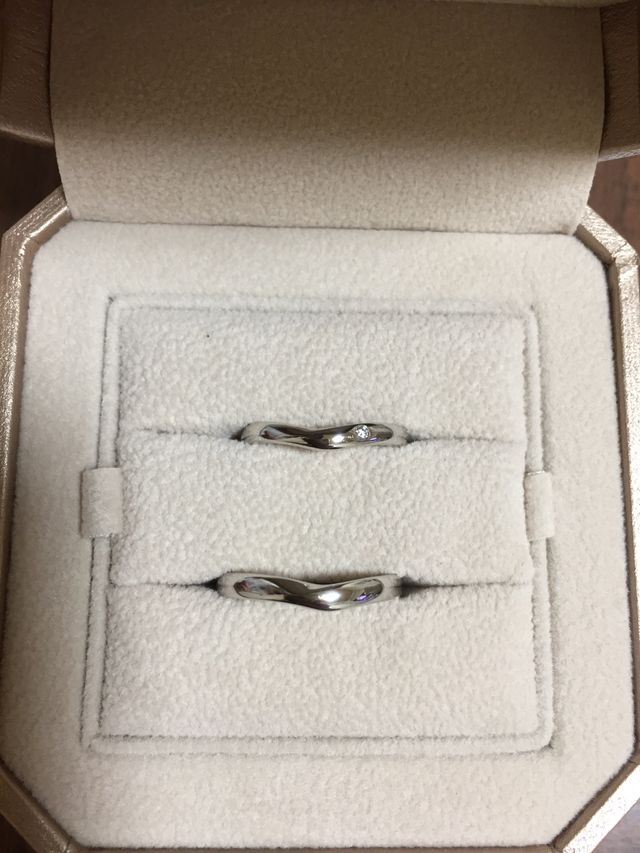 新婦用のみダイヤ有り