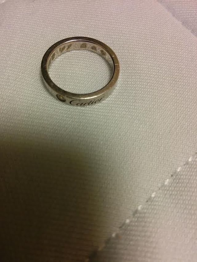 指輪だけの写真です