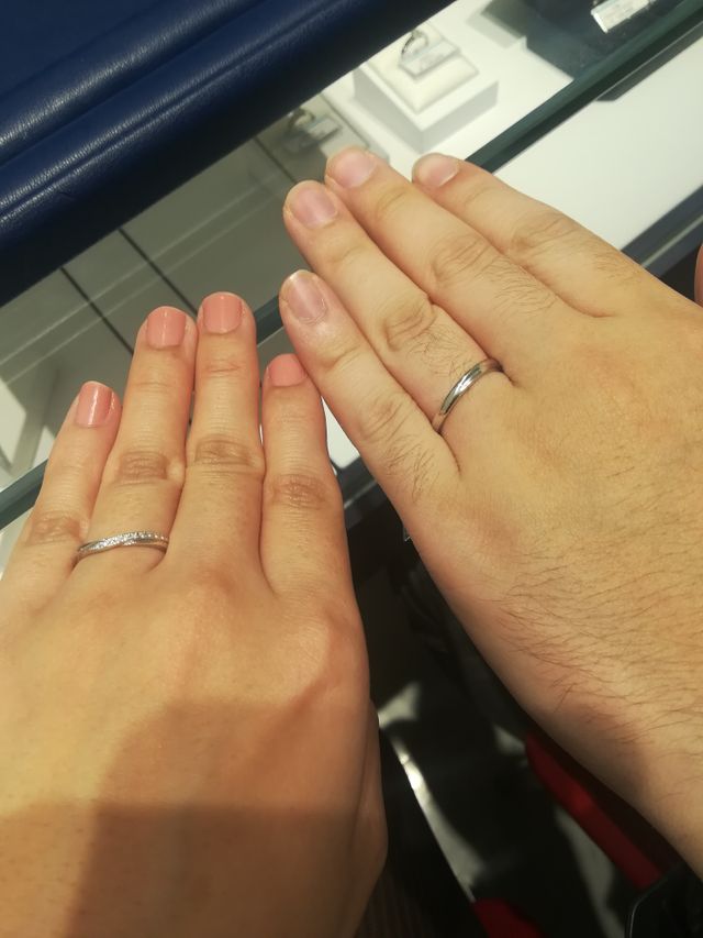 結婚指輪これにしました!!