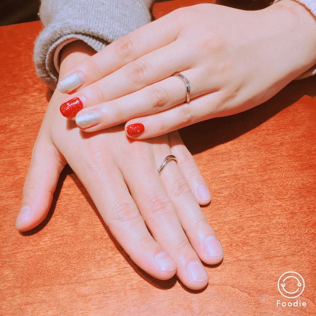 エンゲージリング着用