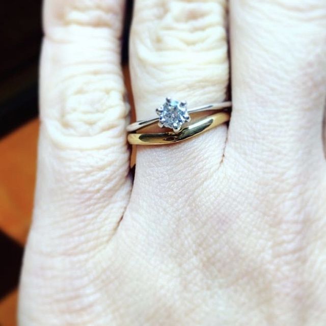 彼が婚約指輪を作ってくれたお店で、結婚指輪を手作りしました♪