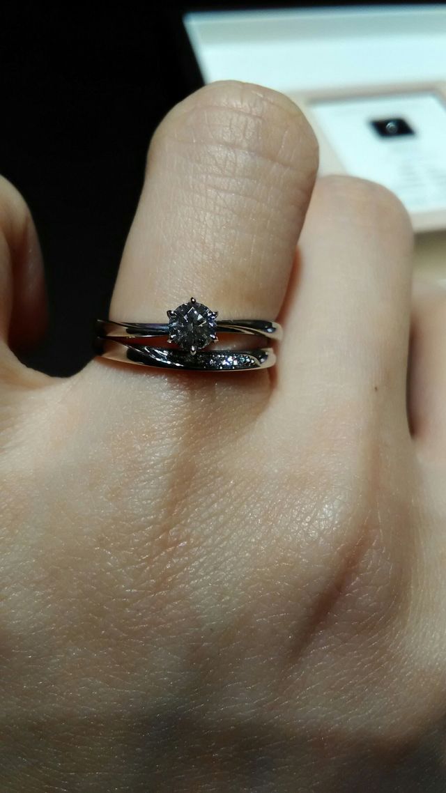 俄さんで可愛いセットリングを購入しました！