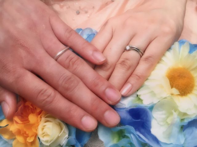 結婚式の日に撮影してもらいました！