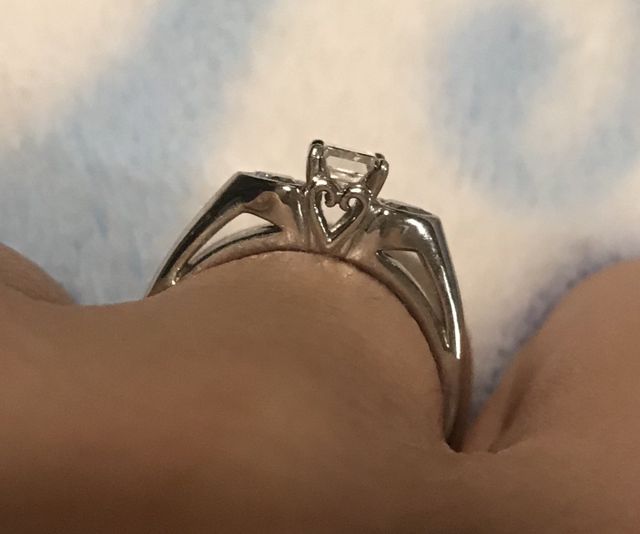 高さを出して、サイドのハートも可愛いです