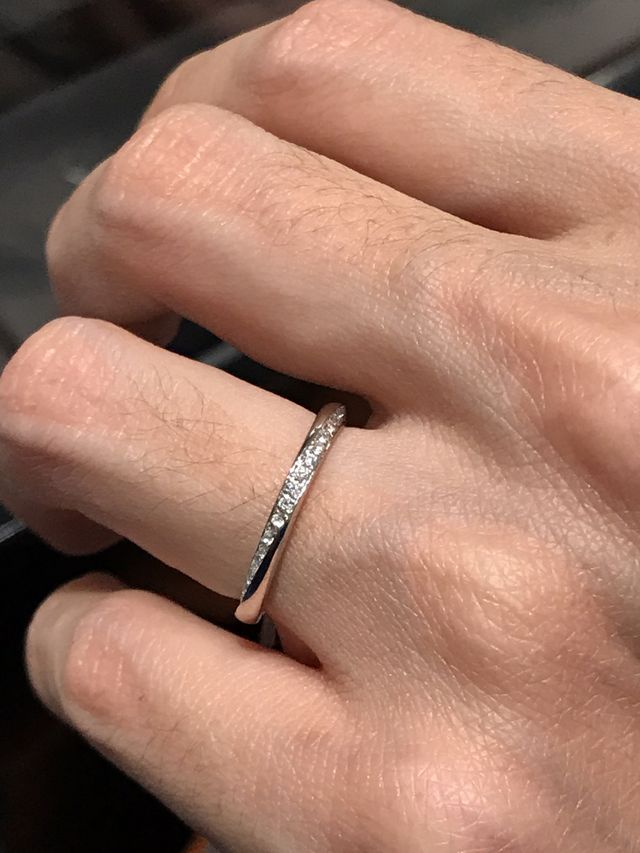 店頭でつけている状態