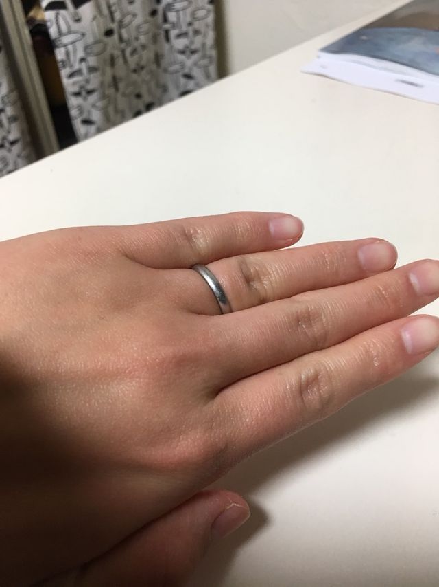 結婚指輪、使用歴2年