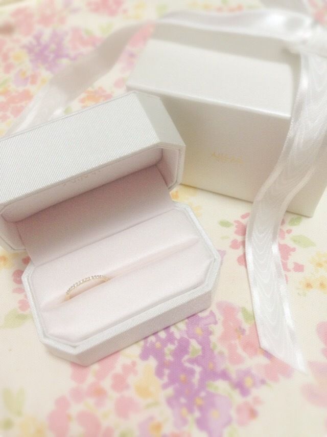専用のリングケースに入れてくれます♡