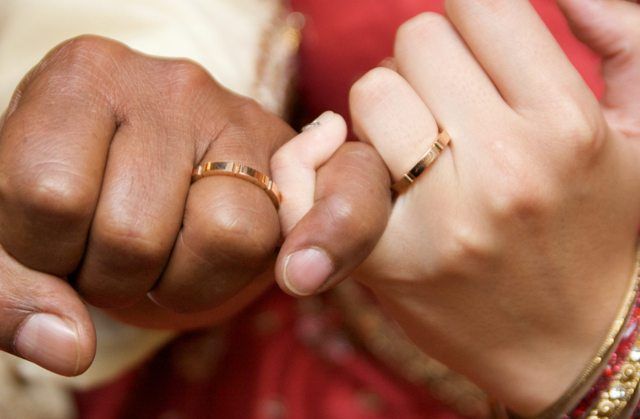 結婚式でお気に入りの指輪の写真