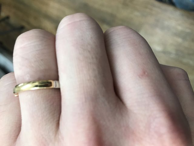 11月に4℃で購入しました！イエローゴールドジュエリーてす