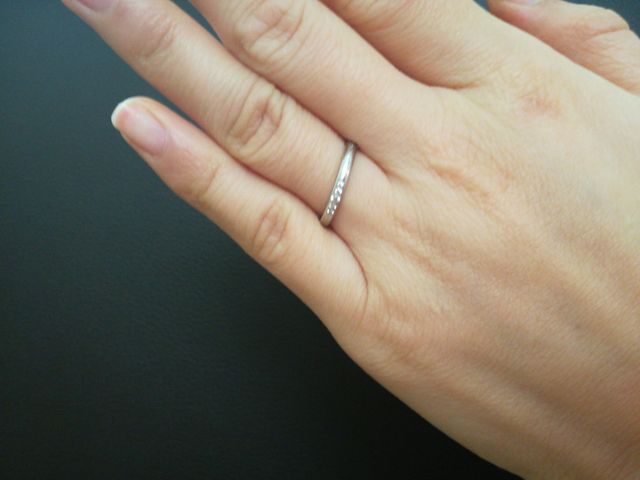 結婚指輪です。