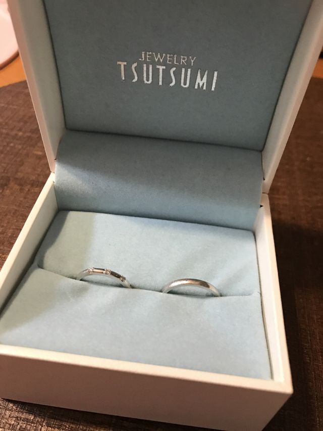 結婚指輪、ツツミで購入