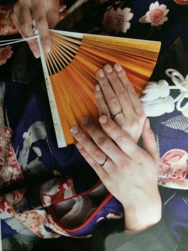 結婚式の時に初めてお披露目。お気に入りのショットです。