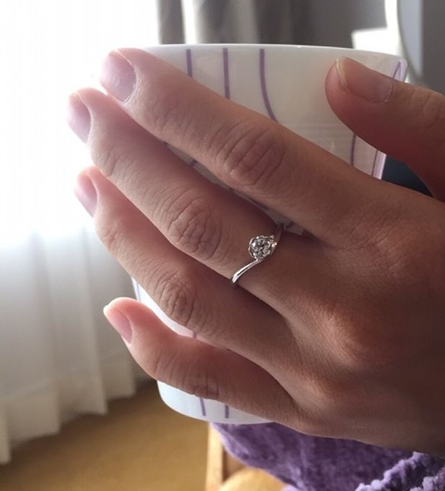 大きめのサイズをプレゼントされたので作り替えました。