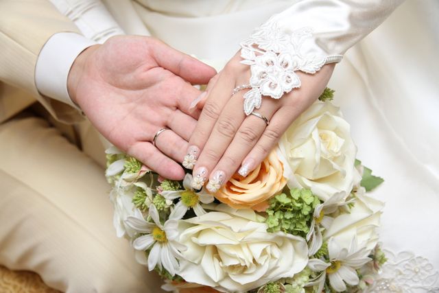 結婚式にカメラマンに撮ってもらいました