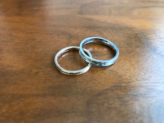 お互いのファーストネームが入っています。