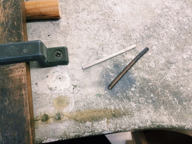 プラチナとピンクゴールドの原型