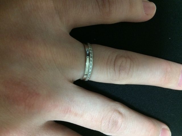 ダイアモンドつけてもらいました（＾ω＾）