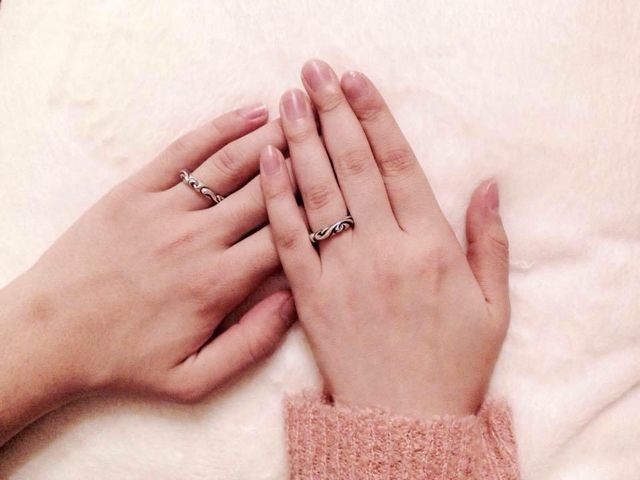 買ってもらった日に記念撮影しました