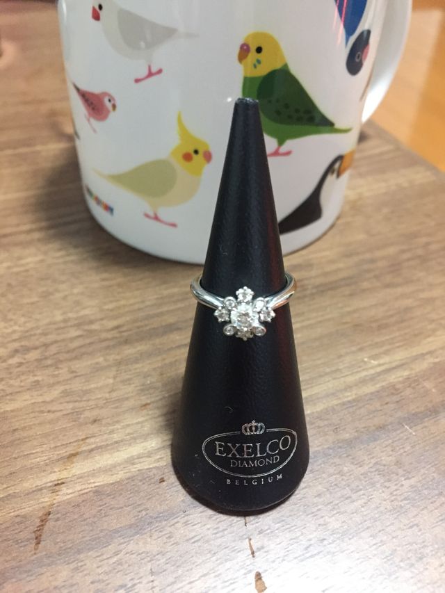 誰と比べても一番輝いてる指輪だと思います！