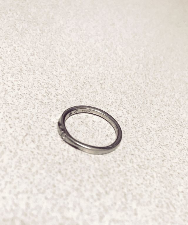 6.5号プラチナの指輪です。