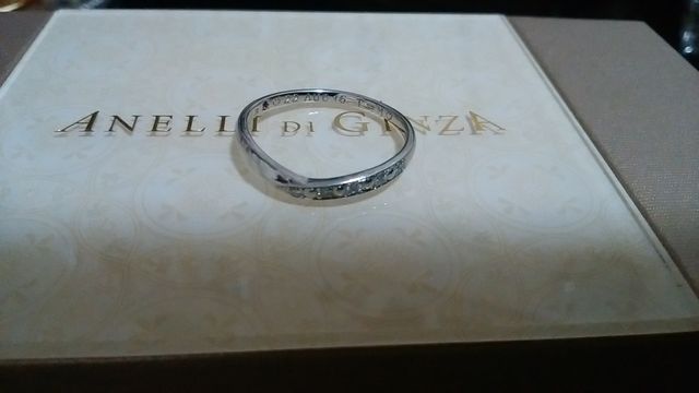 結婚指輪です。