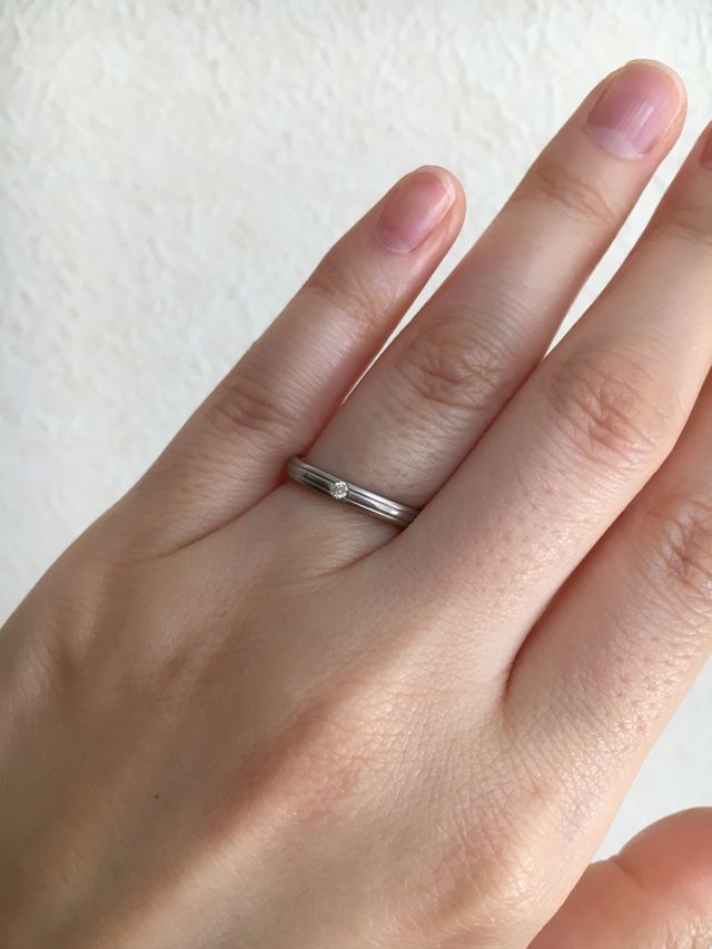 指がきれいに見えると褒めてもらえました。