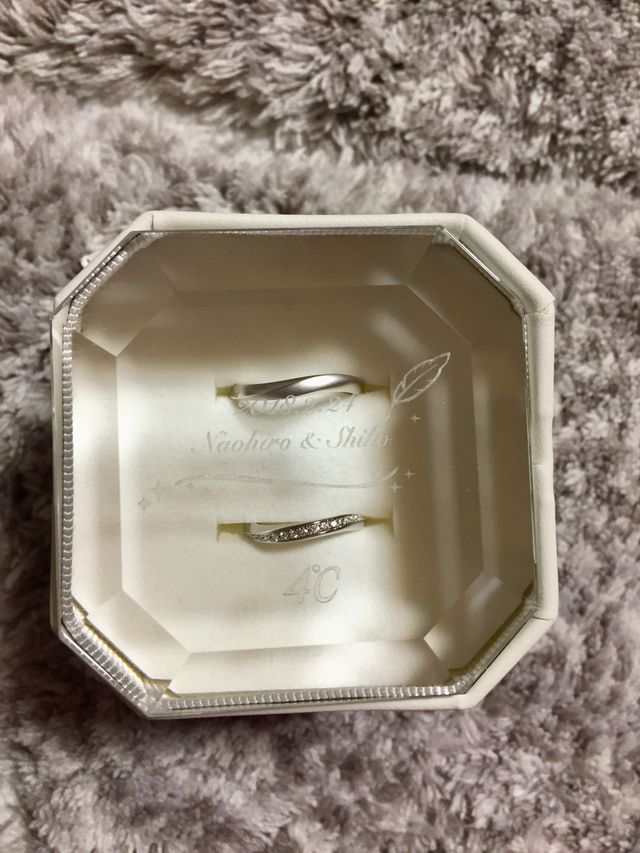 ネーム入りケース　羽のデザインが可愛い　デザインは選べます