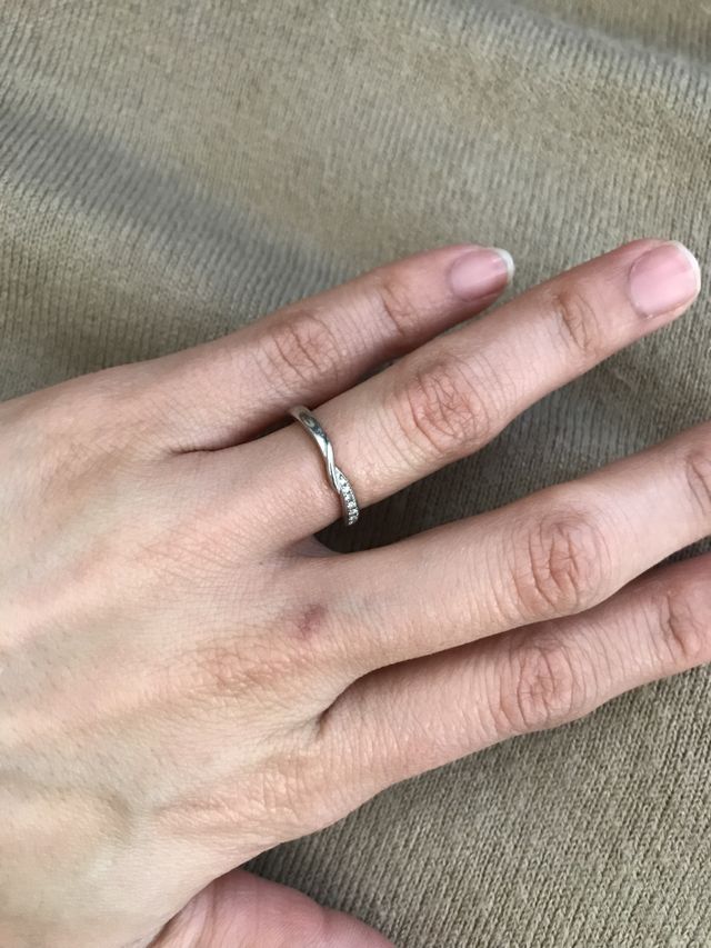 普段はマリッジリングをつけています