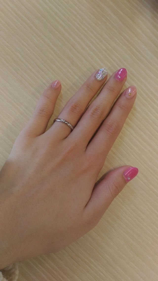 付けたときの写真です。