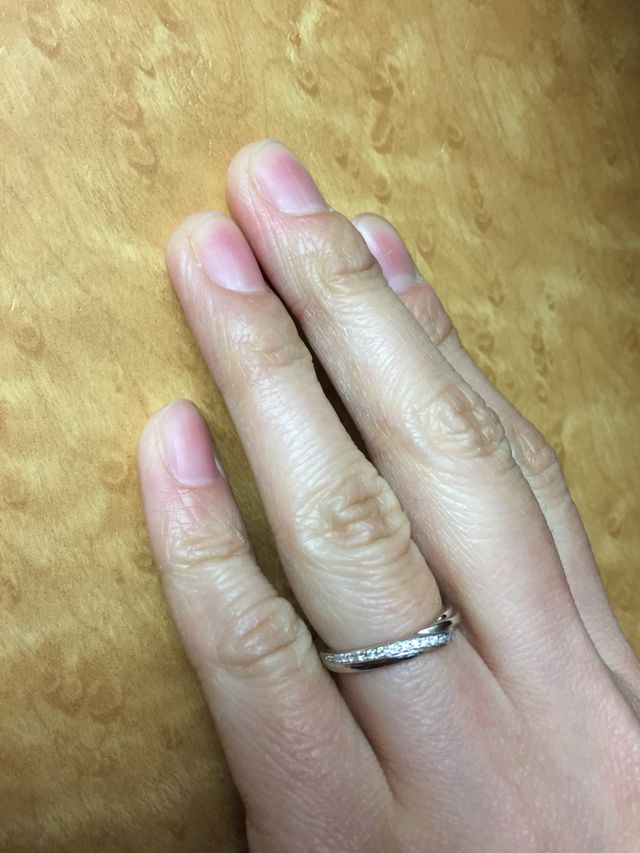 プラチナがキラキラして綺麗です