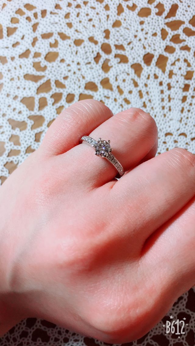 ダイヤモンドがすごく綺麗です*。