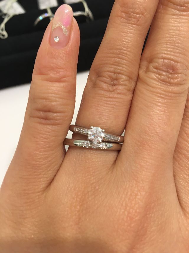 婚約指輪 0.3カラット プラチナ950MAUBOUSSI