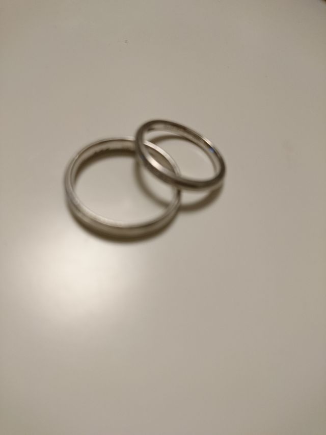 3粒のダイヤが入ったリング。