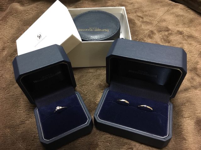 婚約指輪と結婚指輪のセット