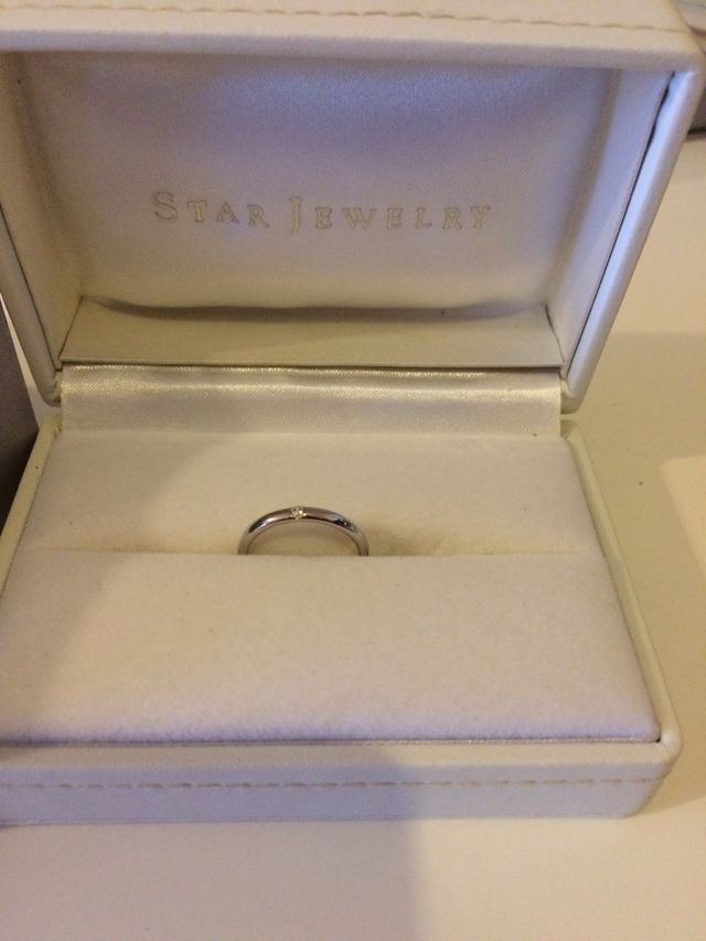 スタージュエリーのマリッジリングです。