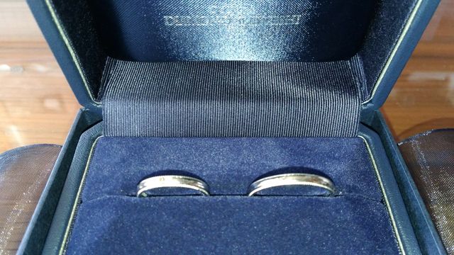 アノリュー　ミル打ち　妻のみホワイトダイアモンド１石