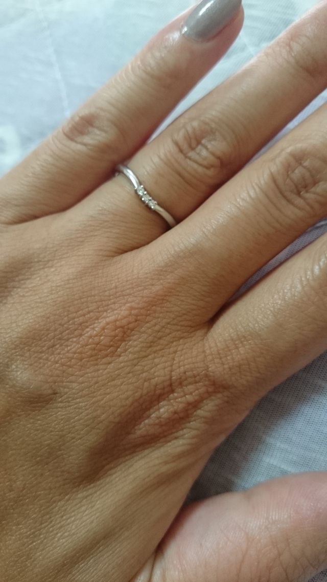 アイプリモで購入しました、結婚指輪です｡