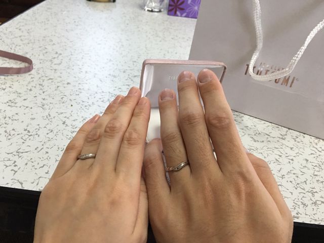 目立たない清楚な輝きがお気に入りです。