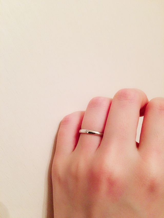 メレダイヤ1粒ストレート