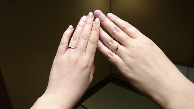 マリッジリング×2