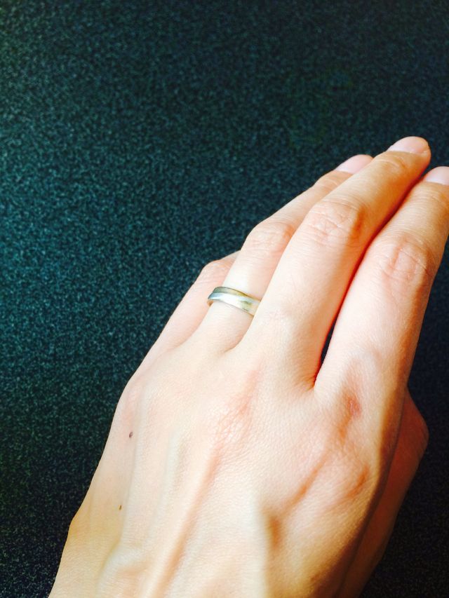 経年変化を楽しめる 木目のような模様